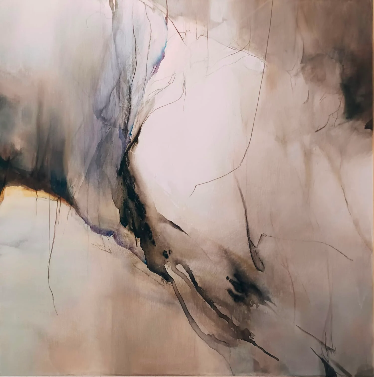 Faille rose, œuvre de Sandie Pedarros